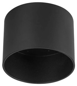 Applique da soffitto per lampade AR111 Fissa Nera
