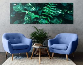 Quadro su tela – Foglie tropicali fresche