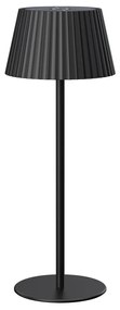 Lampada da Tavolo Solare 2.2W IP54 CCT Dimmerabile - Nera