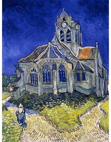 Dipinto - riproduzione 30x40 cm The Church at Auvers, Vincent van Gogh - Fedkolor