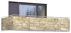 Schermo da balcone beige 500x85 cm - Maximex