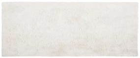 Tappeto shaggy bianco 80 x 150 cm EVREN Beliani