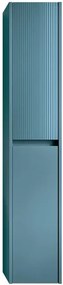 Colonna per mobile bagno Niwa 2 ante P 27 x L 30 x H 160 cm laccato opaco blu pacifico