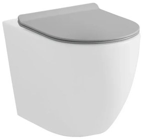 Copriwc originale a sgancio rapido in termoindurente ultraslim soft-close bianco opaco Tokyo