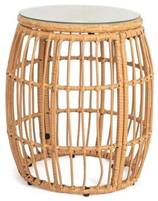 Tavolo da giardino rotondo in rattan artificiale ø 47 cm Vistdal - Bonami Essentials