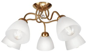 Lampadario a plafone MIRANDA 1xE27/60W/230V oro