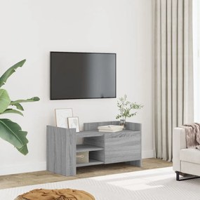 Mobile Porta Tv Grigio Sonoma 80x35x40 Cm İn Legno Multistrato /