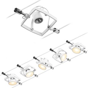Paulmann 94432 - SET 5xGU5,3/10W Faretto MAC 230V bianco