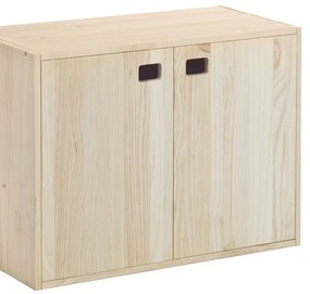 Libreria ASTIGARRAGA Dinamic 3 ripiani L 70.8 x P 33 x H 53.5 cm in legno pino naturale, portata per ripiano 52 kg