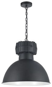 Lampadario con catena BJORN 1xE27/60W/230V nero