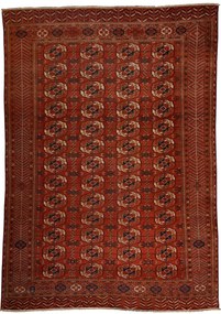 Bokhara Tappeto orientale 280x370 Rosso (Uzbekistan) Annodato A Mano