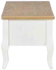 Mobile porta tv bianco 100x35x35 cm in legno