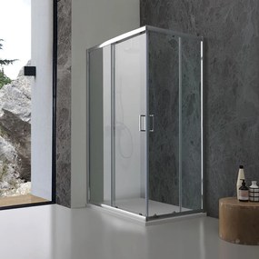 Box Doccia 70X100 Cm In Cristallo Trasparente 6 Mm | Genova