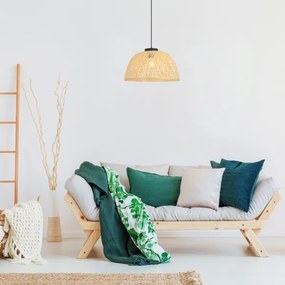 Rabalux 72025 - Lampadario a sospensione con filo RATTAN 1xE27/25W/230V rattan