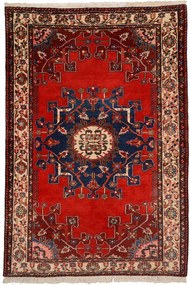 Persian Tappeto 200x130 Rosso (Iran) Annodato A Mano