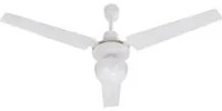 Ventilatore da Soffitto con 3 Pale e Lampada 120 cm 5 Velocit Bianco