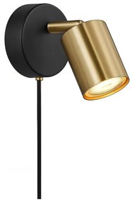 Nordlux - Faretto da parete EXPLORE 1xGU10/7W/230V ottone