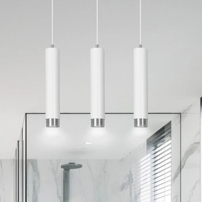 Lampadario a sospensione KIBO 3 BLACK e WHITE