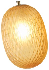 Lampadario a sospensione con filo 1xE14/25W/230V marrone pr. 15 cm