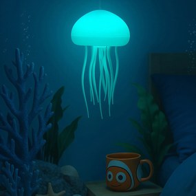 Lampada Medusa senza fili con luci colorate