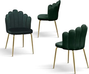 FLOW - sedia di design moderno in velluto