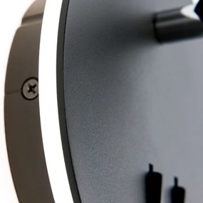 Orion WA 2-1467 - Luce Spot da parete a LED LENNY LED/6W/230V + LED/3W nero