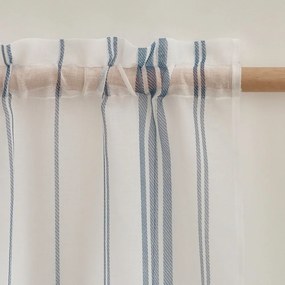 Tenda sottile bianca in voile 140x229 cm Harbour Stripe – Catherine Lansfield