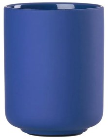 Tazza in gres blu per spazzolini da denti Ume - Zone