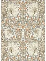 Morris & Co Carta da parati Pimpernel - Linen/ Coral