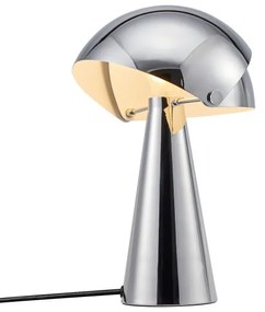 Nordlux - Lampada da tavolo ALIGN 1xE27/25W/230V, cromo lucido