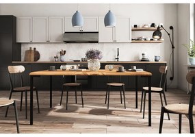 Tavolo da pranzo in rovere 90x160 cm Abies - The Beds