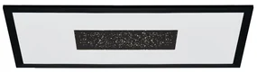 Plafoniera Contemporanea Marmorata Alluminio Nero Luce Led Integrato 17W