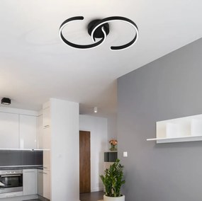 Plafoniera LED Rolimare nero IP20 bianco naturale EGLO