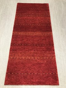 Loribaft Tappeto persiano 90x200 Rosso (Iran) Annodato A Mano