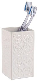 Tazza in ceramica bianca per spazzolini da denti Cordoba - Wenko