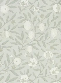 Morris & Co Carta da parati Pure Fruit - Grey/ Blue