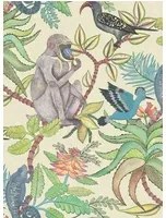Afrikanische Tapete Savuti von Cole & Son - Cream/ Multi