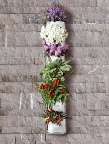 Giardino Verticale 6 Vasi 15x17x12 cm Intercambiabili Rama Vertical Garden...