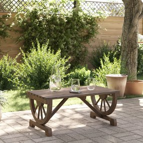 Tavolino da giardino 90x50x40 cm in legno massello di abete