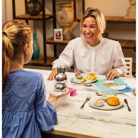 Posate per bambini in acciaio inox argento 4 pezzi Forest Animals - Zilverstad