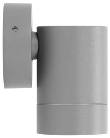 Applique Cilindrica Monodirezionale IP65 GU10 Grigio Colore Grigio