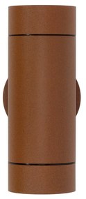 Applique Cilindrica Bidirezionale IP65 GU10 Corten Colore Corten