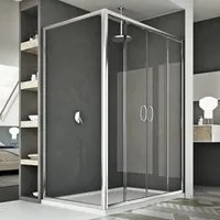 Box Doccia 80x170 CM H185 trasparente mod. Replay Duo 2 Ante