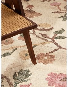 Tappeto color crema in iuta tessuto a mano 200x300 cm Roya Violette – Elle Decoration