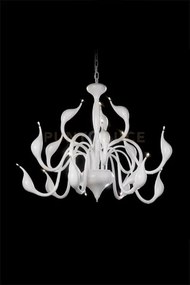 Lampadario 18 luci meta swan md8098-18awhi bianco