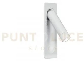 Applique a parete led ad incasso orientabile defoe bianca 3w 300lm ...