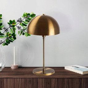 Opviq Lampada da tavolo Varzan 10857, oro antico, metallo, altezza 50 cm