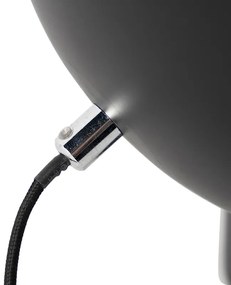 Lampada da tavolo industriale nera con interno dorato - Magna Eglip