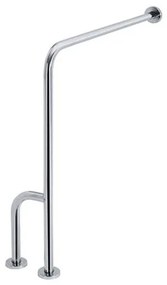 Barra di sostegno 23x89 cm in acciaio inox/argento