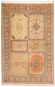 Cashmere Silk Tappeto orientale 130 x 190 Beige (Indian) Annodato A Mano